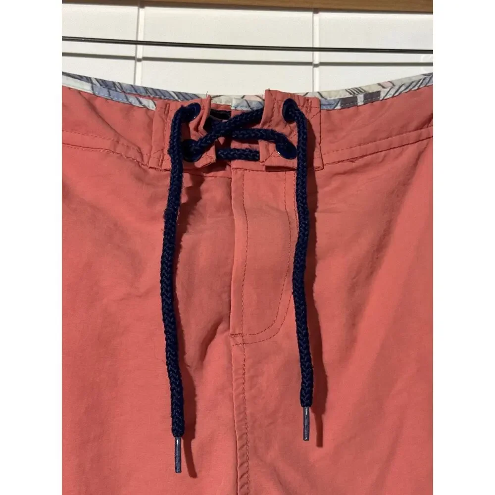 Reyn Spooner Hawaiian Traditions Swim Trunks Men's 34 Coral Made in Hawaii